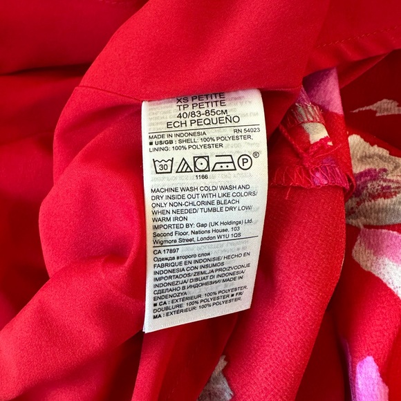 Banana Republic floral halter maxi dress size petite XS - Picture 5 of 5